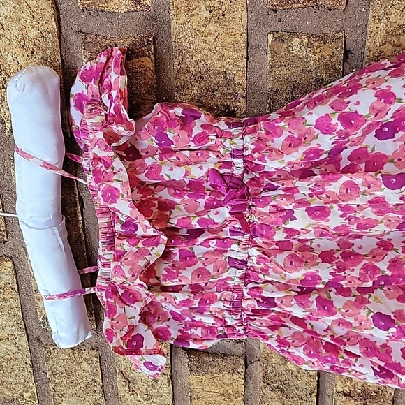 Baby Gap Floral Pink Kids Dress SIZE 2T - Picture 6 of 7